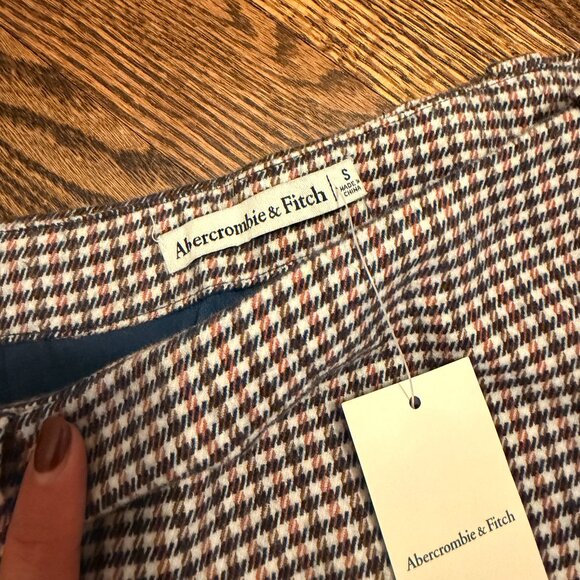 NWT Abercrombie & Fitch Clean Menswear Plaid Skort Size S - Picture 3 of 7